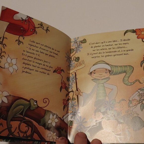 3/$13 FRENCH livre kids children picture novel book Lutins Coquins - Picture 4 of 4